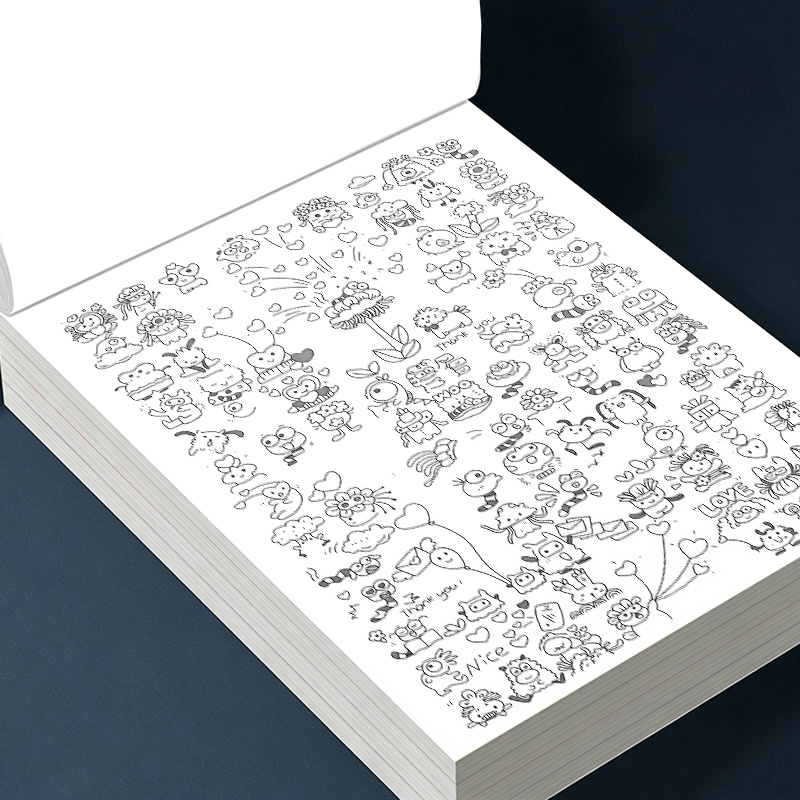 16ページの「小さな落書き」大人向け塗り絵ブック。スケッチと - Adult Coloring Book Stress Relief のレビューと価格