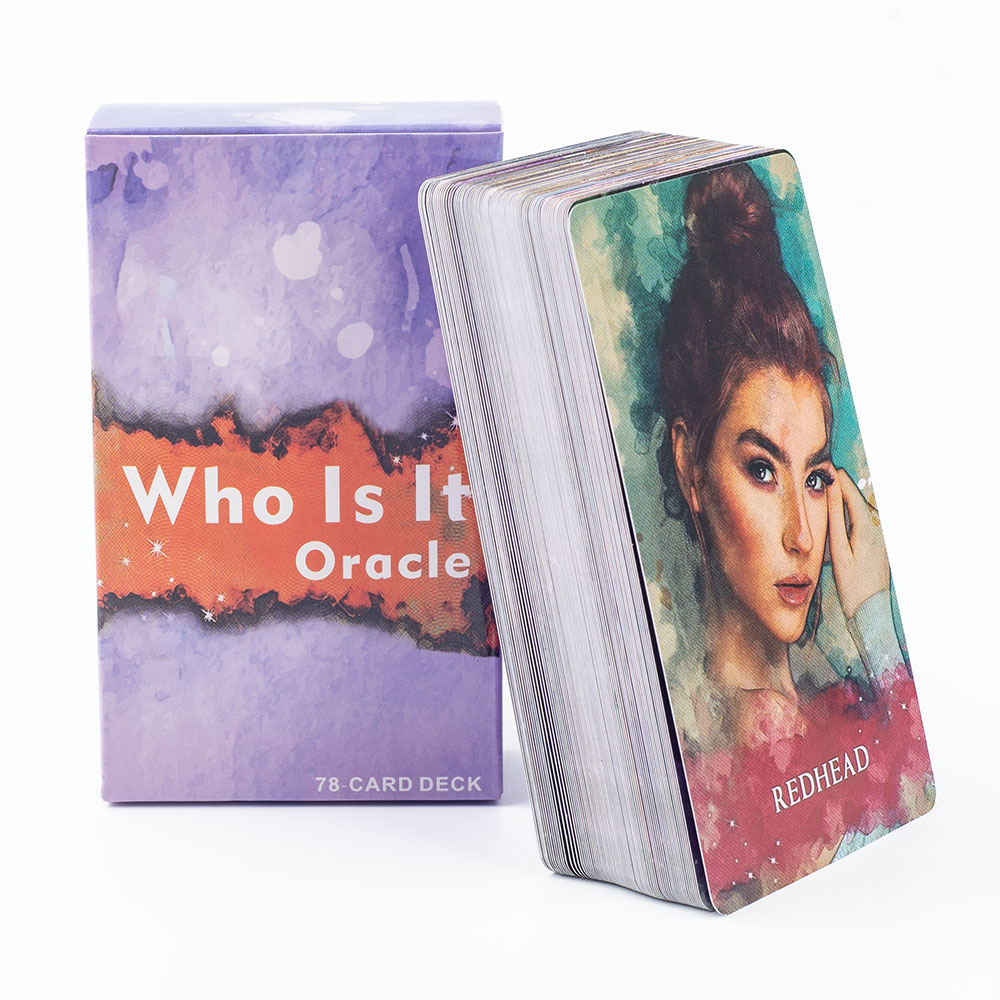 Who Is It オラクルカード 78 枚 約 10X6c - Tarot Deck With Guidebook のレビューと価格