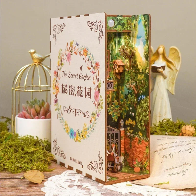 DIY木製ブックヌックシェルフインサートキット、ミニチュアシ - Diy Wooden Book Nook Kit Shelf Insert のレビューと価格